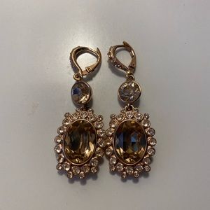 Gold givenchy earrings